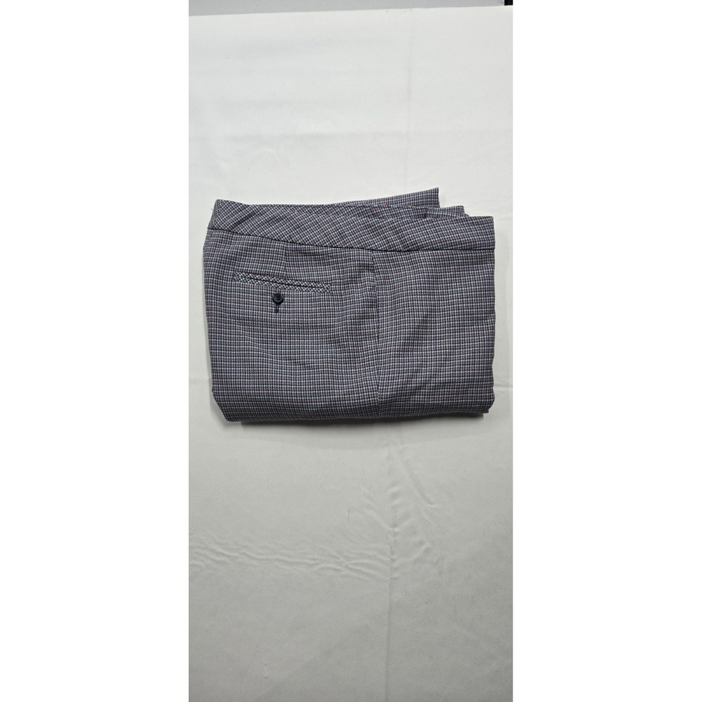 Pendelton Women's Dress Pants Size 8 Petite Gray Pink 100% Virgin Wool